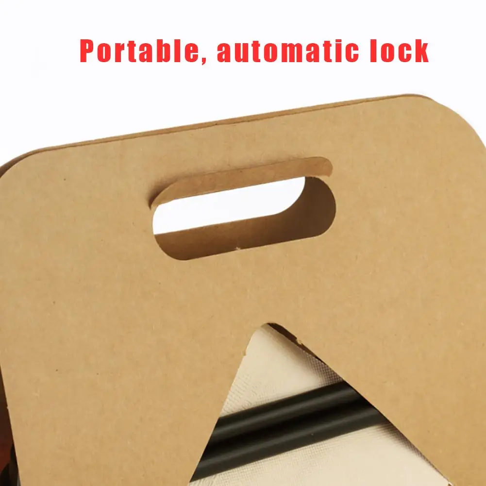 50 шт. одноразовых бумажных стаканчиков держатель для пакетов портативные чашки