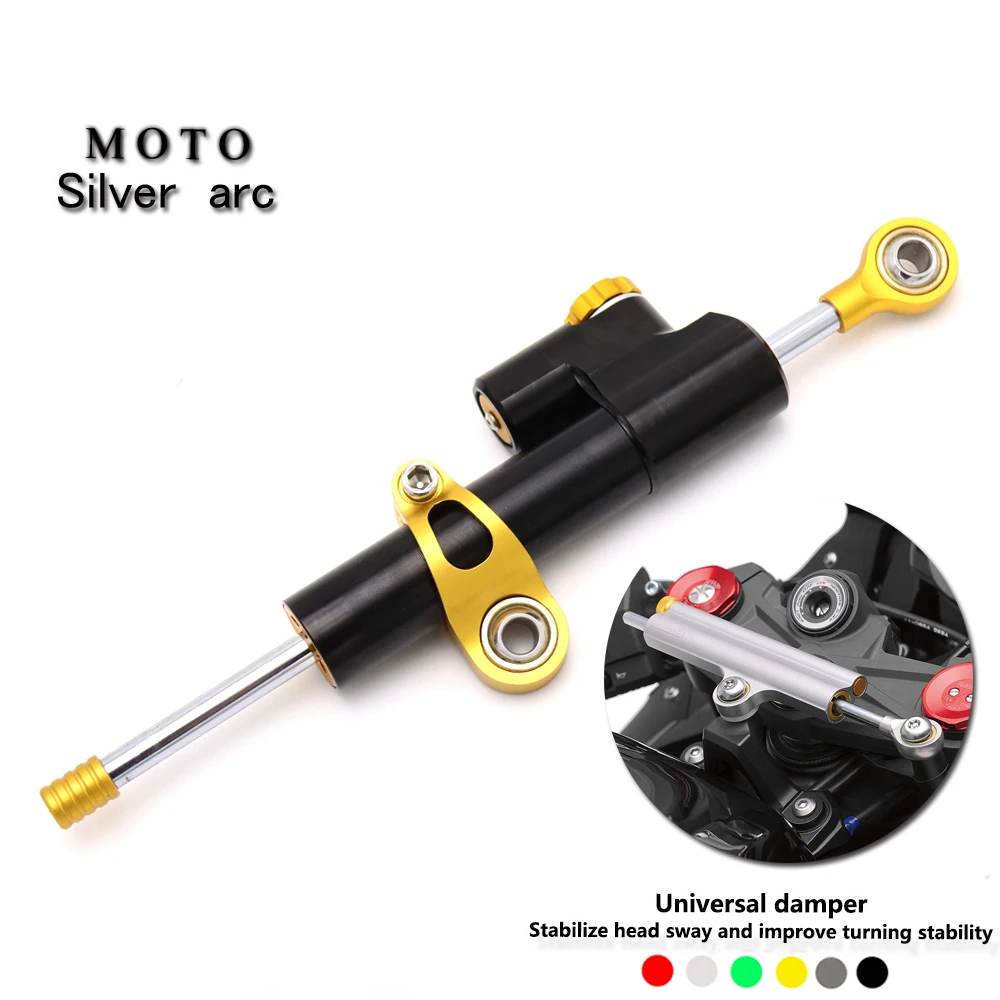 

Демпфер рулевого механизма для мотоцикла из алюминиевого сплава, стабилизатор для езды на мотоцикле, стабилизатор скорости, сбалансирован...