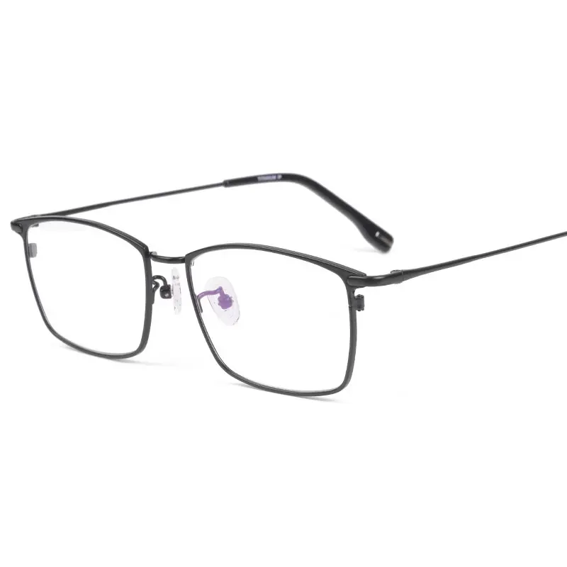 Black Reven Jate EJ85351 очки Оптические модные рамка из титанового оправа для мужчин очки полный обод с 3 дополнительными цветами - Цвет оправы: Black