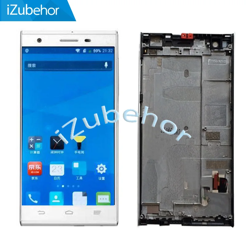 ЖК-дисплей 5 0 дюйма для ZTE Star 1 S2002 с сенсорным экраном дигитайзером и рамкой в