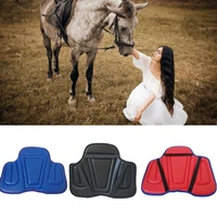 equestrian saddle horse saddle pad accessories sponge harness pu wear resistant saddle shockproof cushion horse riding equipment