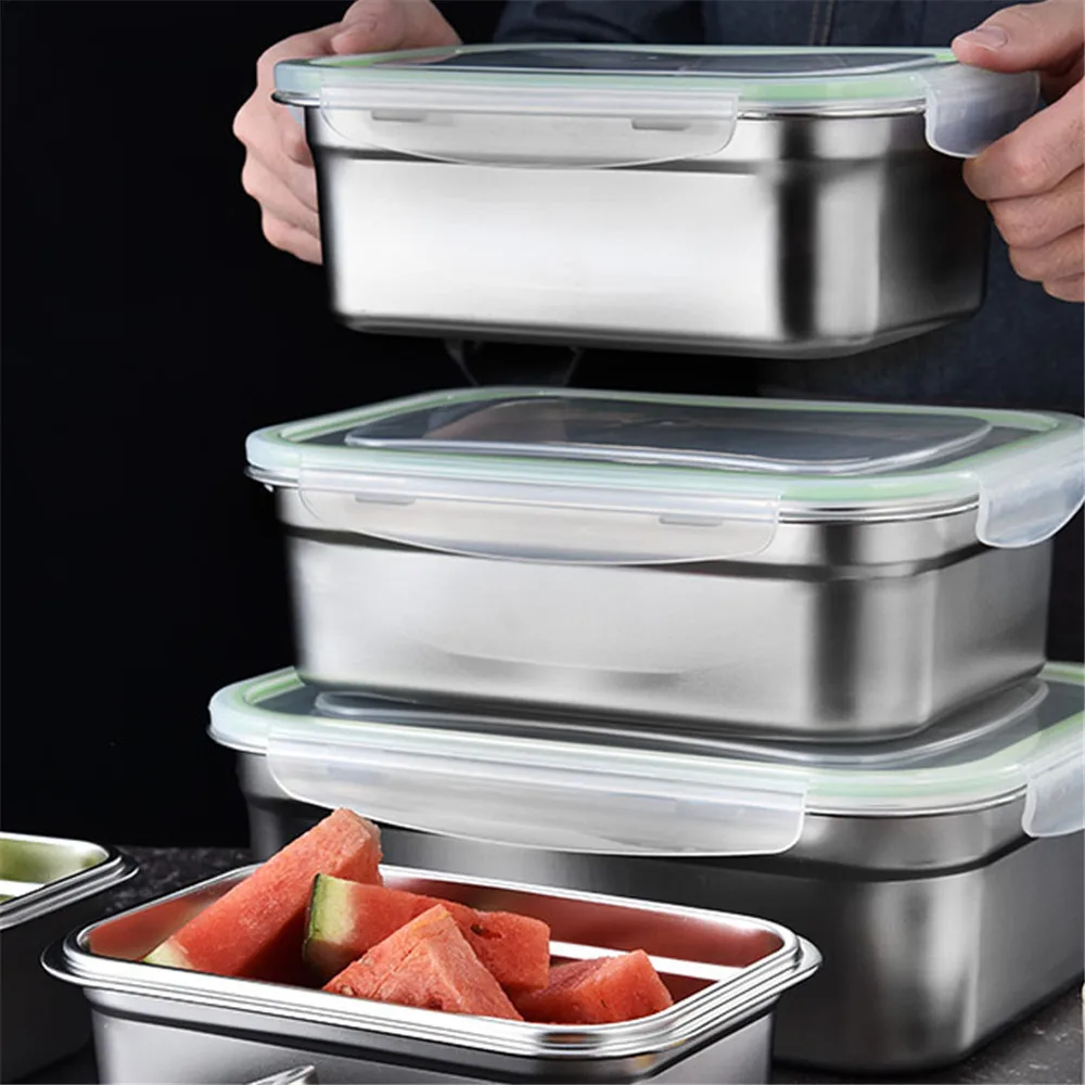 0 62 5.5л контейнеры для ланча герметичные пищевые хранения из нержавеющей стали Bento