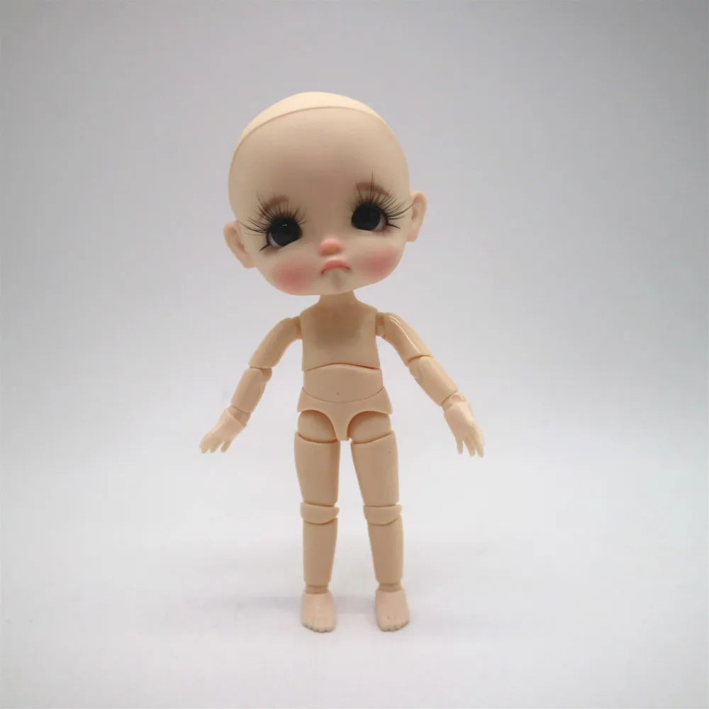 Nude doll 4 Sto куклы яйца кукла голова Кастомизация 1/8 BJD куклы Ob голова DIY Ob 11 голова куклы - Цвет: Nude doll 4