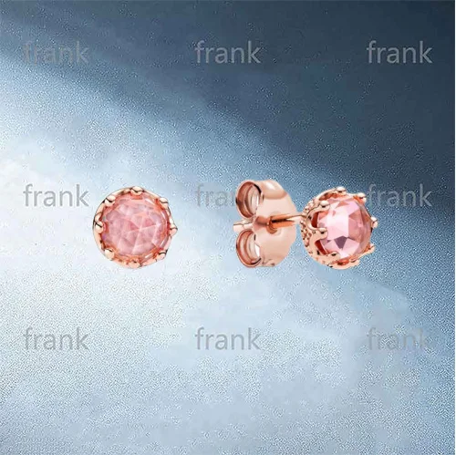 

288311C01-Rose-Pink-Sparkling-Crown-Stud-Earrings
