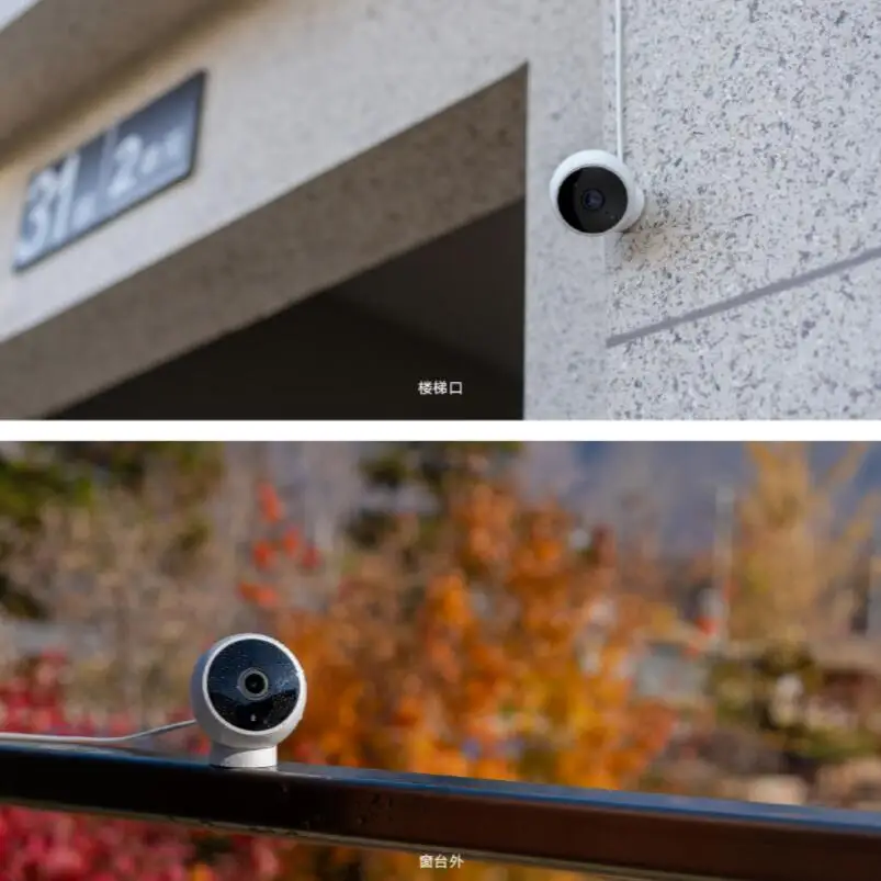 Глобальная версия Xiaomi Mijia AI интеллектуальная ip камера 1080P IP65 Водонепроницаемая с