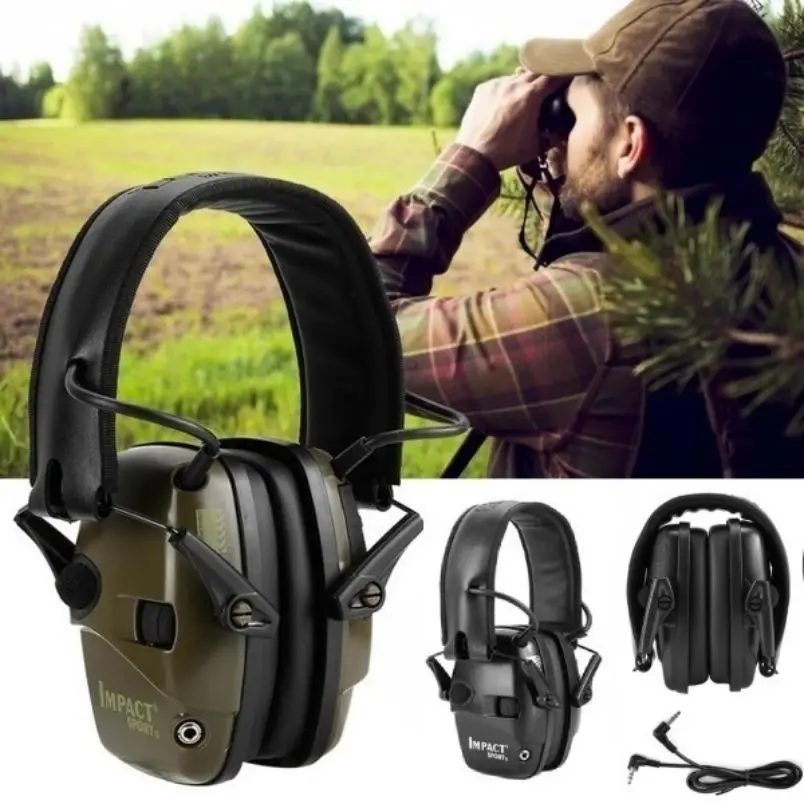 

2Pcs Howard Leight Black Electronic Shooting Earmuff Anti-noise Headset Impact Sound Amplification Hearing Protective Headset