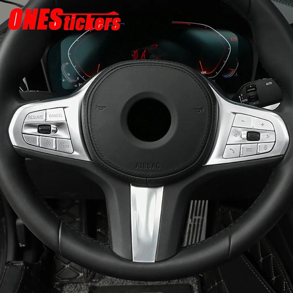 

For BMW 3 4 5 6 Series GT G32 G20 G21 G28 G22 G23 G26 G30 G31 Z4 G29 X5 G05 X6 G06 X7 G07 Car Steering Wheel Button Trim Cover