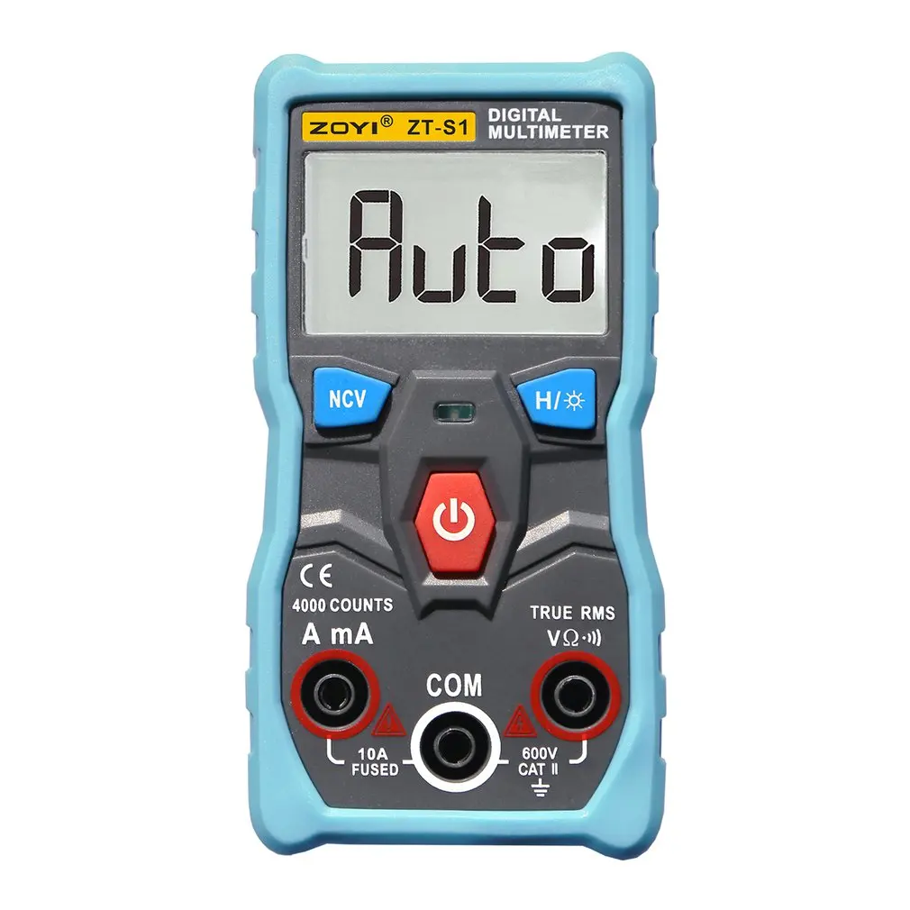 

ZT-S1 Instrumentation Automatic Intelligent Gear Recognition Portable Pocket Mini Multimeter Universal Tester
