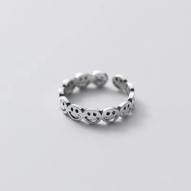 

European New Retro Punk Exaggerated Spirit Snake Ring Fashion Personality Stereoscopic Opening Adjustable Ring Jewelry Vintage