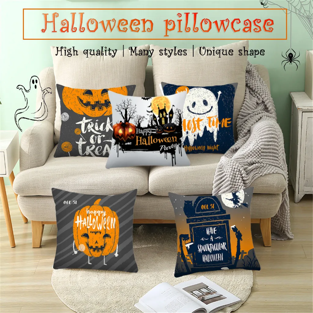 Счастливый Хэллоуин тыквы летучей мыши Magic Girl Летающий ковер призраков Декор