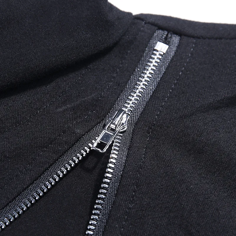 Женский пуловер с длинным рукавом на молнии | Женская одежда