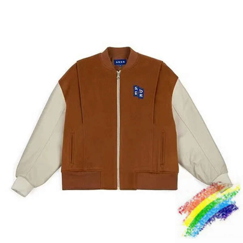 

Letter Split Embroidered ADER ERROR Jacket Men Women 1:1 Best Quality Woolen Coat 6th Anniversary Exclusive Adererror Jackets