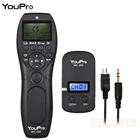 Беспроводной пульт дистанционного управления затвором YouPro для Nikon Rebel Z7, Z6, D7500, D3300, D3200, D3100, D750, D610, D600, D90 Df