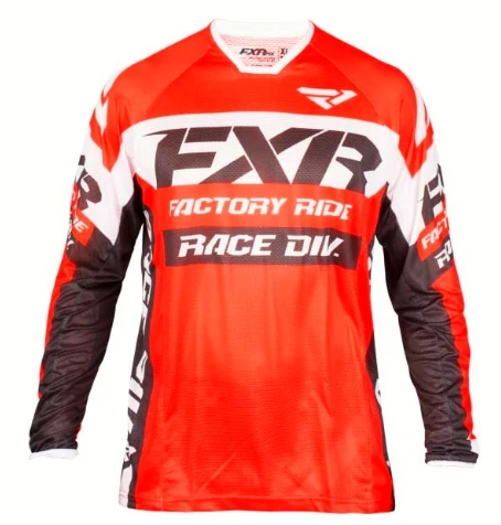 DH Motocross MX FXR Джерси с длинным рукавом для езды на мотоцикле по пересеченной