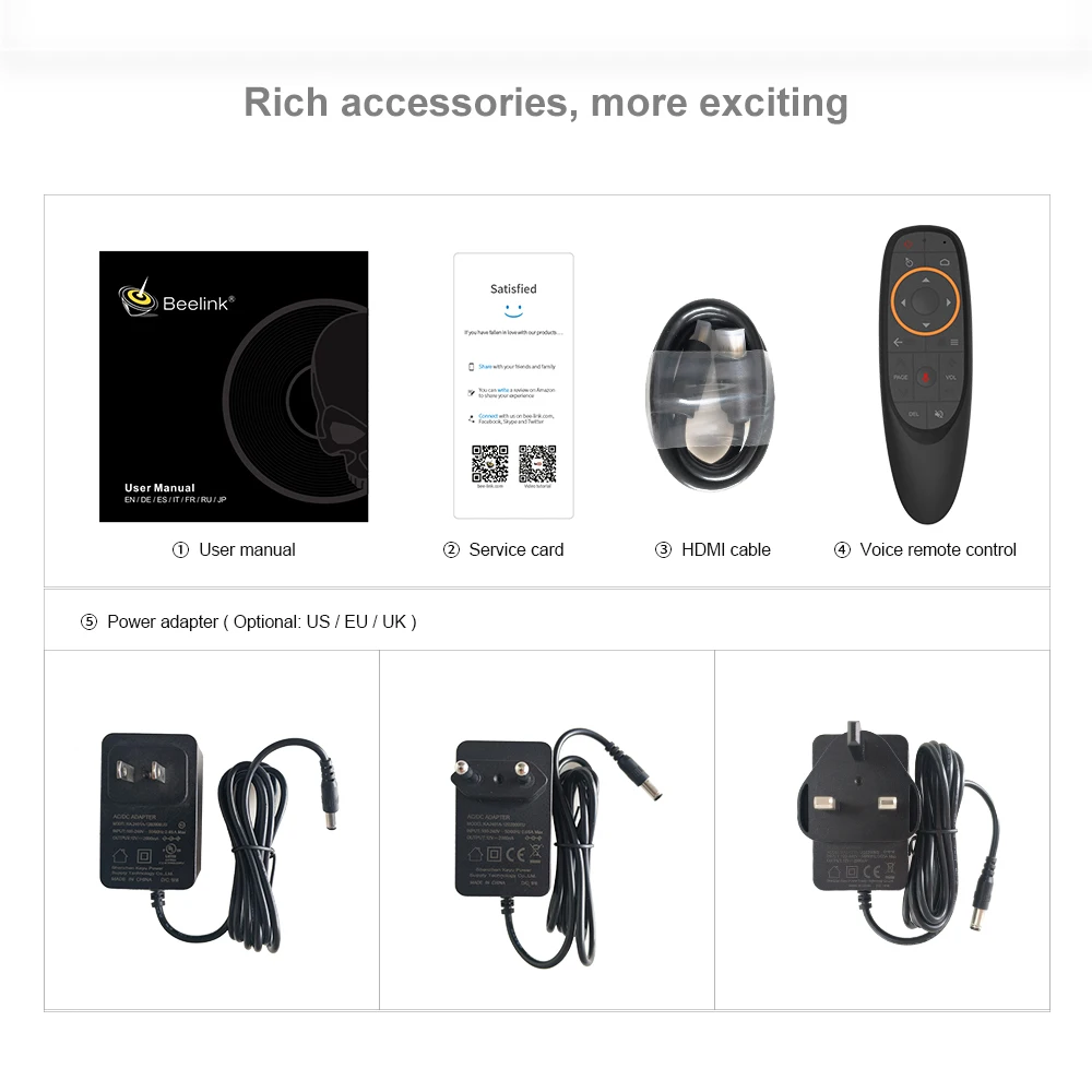 Новинка Beelink GT King Pro Smart TV BOX Hi Fi Lossless Amlogic S922X H четырехъядерный процессор Android 9 0 4 Гб +