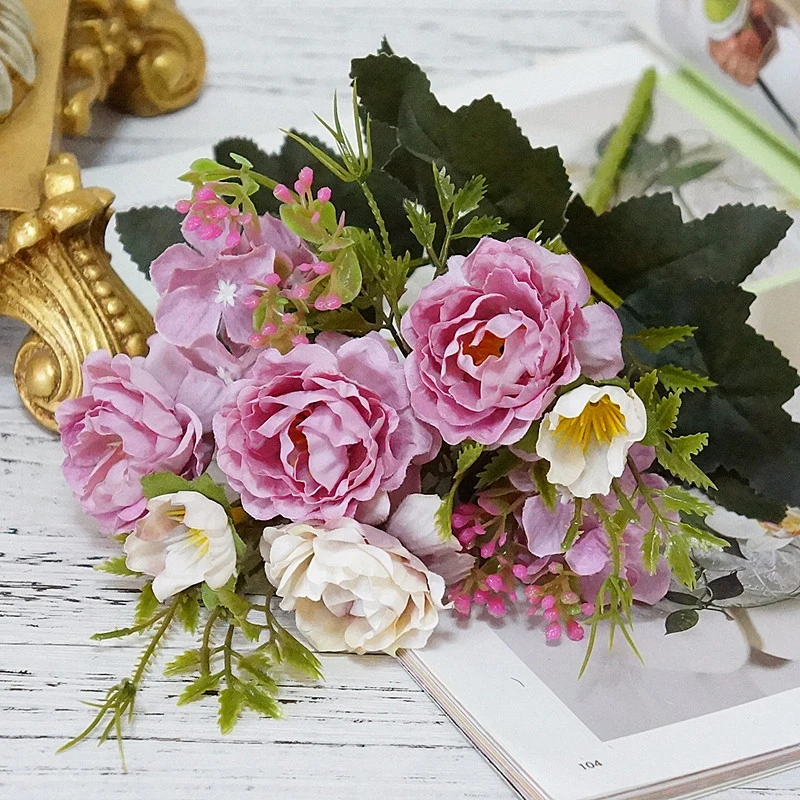 

Artificial Flower Fake Hydrangea Wedding Home Party Gift Decor Photography Prop