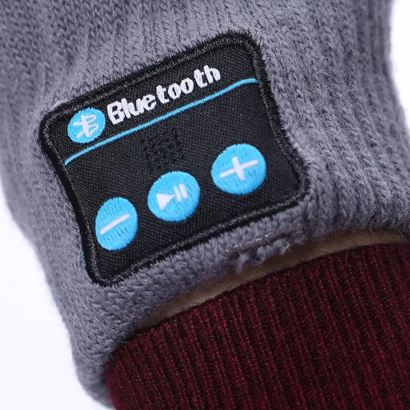 Перчатки Bluetooth беспроводные зимние перчатки с сенсорным экраном со встроенными