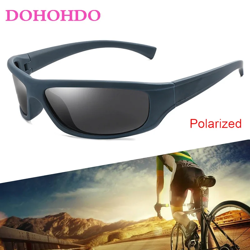 

DOHOHDO Hot Sale Polarized Sunglasses Women UV400 Black Frame Sports Night Vision Sun Glasses Men Brand Designer Driving Eyewear