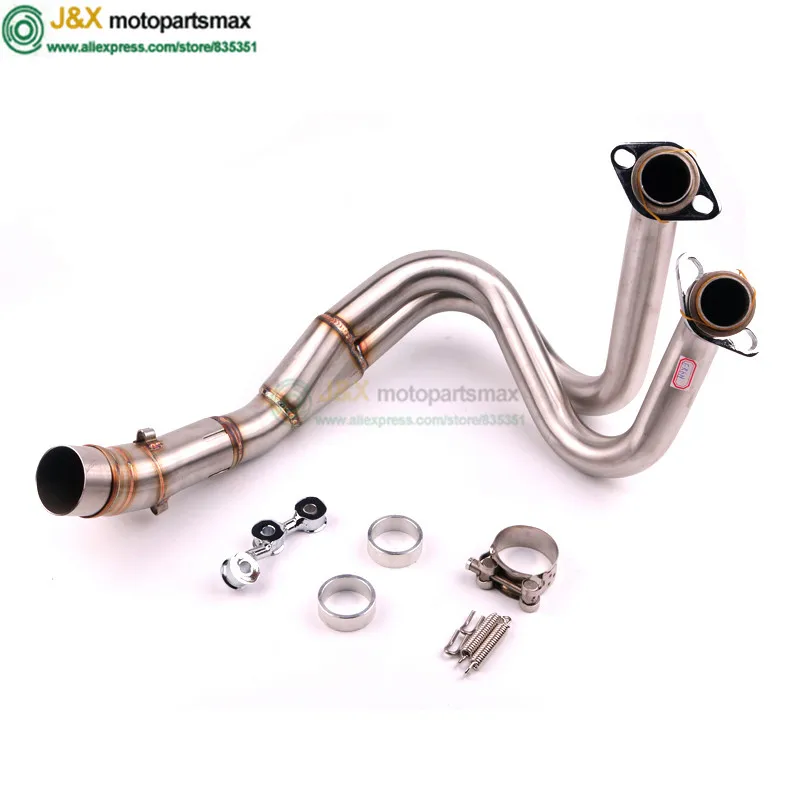 

Motorcycle exhaust muffler contact pipe for FOR KAWASAKI ER6N ER6F Ninja650R 2012-2015 slip-on