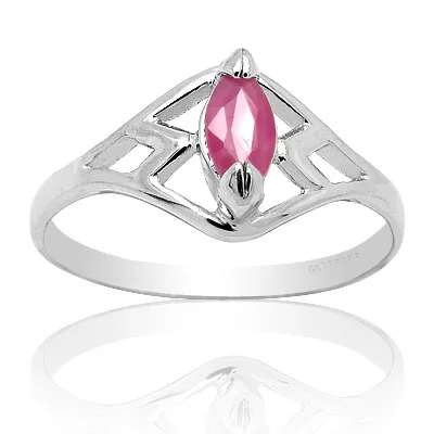 

Vintage silver ruby ring for party 3mm*6mm natural ruby silver ring solid 925 silver ruby jewelry gift for woman