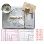 Подкладка для замешивания теста антипригарный силиконовый коврик для выпечки со шкалой коврик для замеса теста для пиццы тесто форма для выпечки Maker ТЕСТО лист для печи