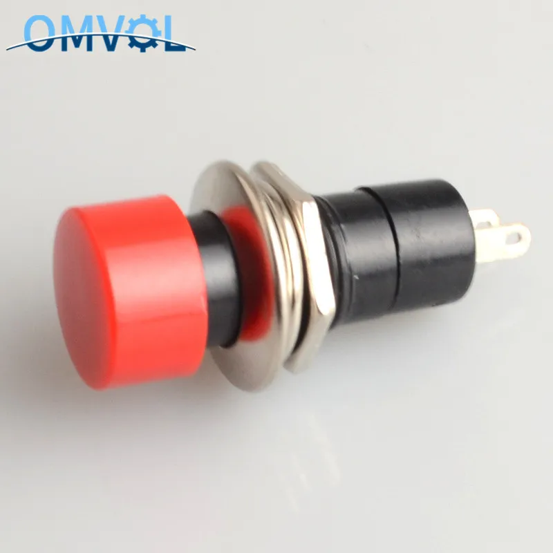 Самоблокирующийся и мгновенный Мини кнопочный переключатель 12 мм | Обустройство