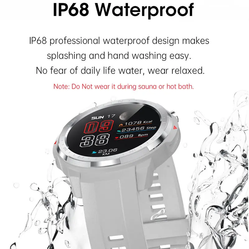 

L20 Smart Watch Men Phone Call IP68 Waterproof Sports Clock Heart Rate Monitor Smartwatch Women for IOS Android phone VS V8