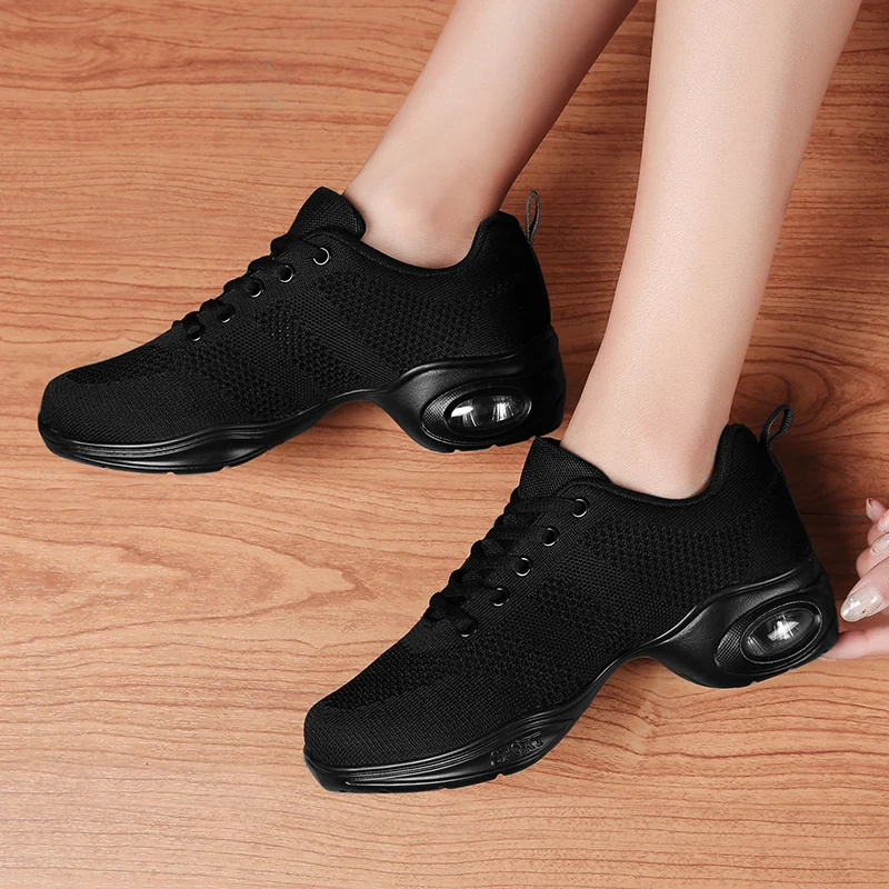 

2021 Women Jazz Dancing Sneakers Breathable Spring Summer Dance Shoes for Women Comfortable Modern Dancing Sport Shoes