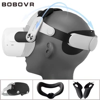 new2022 bobovr m2 strap for oculus quest 2 halo strap protective case soft silicone handle grip cover set for oculus quest2