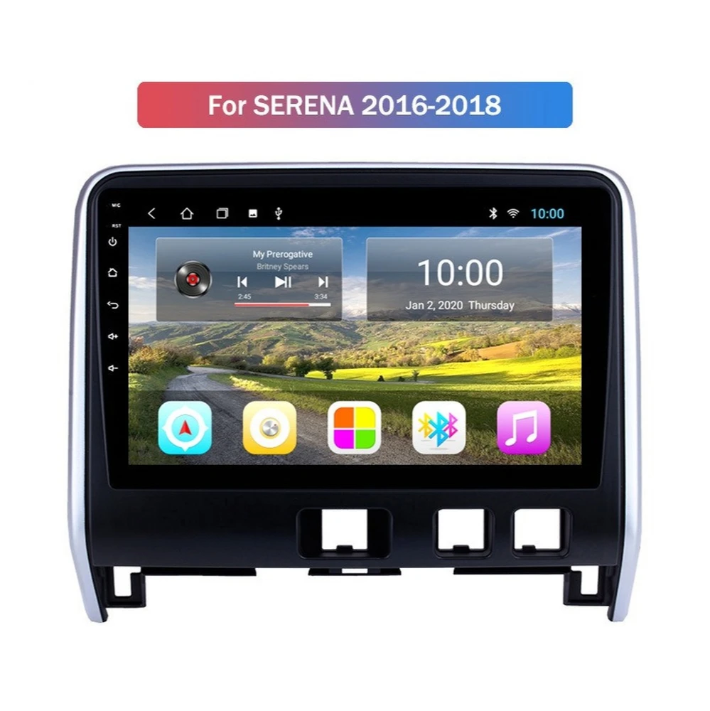 Автомобильный радиоплеер 6G + 128G Android для Nissan Серена 2016-2018 GPS-навигация с Mirror Link Wifi 4G
