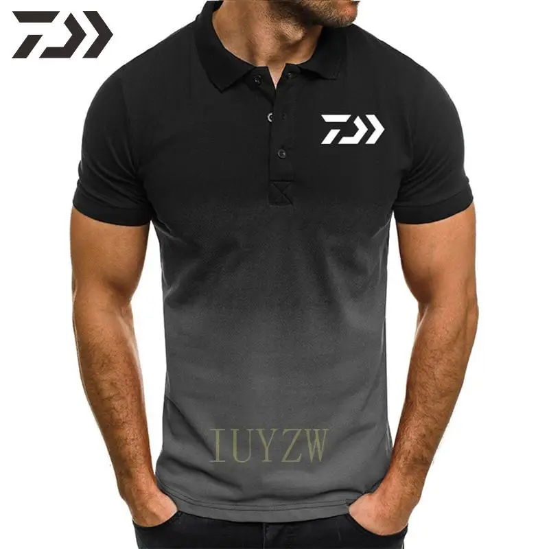

Daiwa Fishing T-Shirts Polo Quick Dry Men Fishing Tee Sport Breathable Fishing Wear Summer Fishing Clothes Short Sleeve Casual