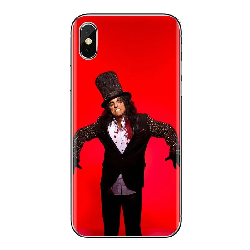 Мягкий корпус тяжелый металлический ремешок Alice Cooper для sony Xperia Z Z1 Z2 Z3 Z5 compact M2 M4 M5 E3