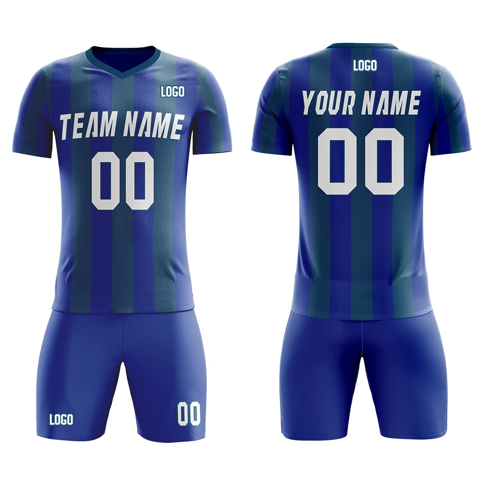 

2021 Hot Soccer Uniform Full Sublimated Your Team Name/Number Make Your Own Stretch Soccer Jersey and Shorts for Player/Team/Men