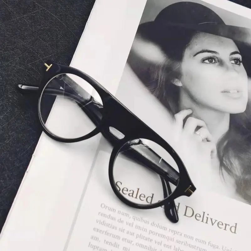 Ретро черные круглые солнцезащитные очки в стиле стимпанк Мужские Винтажные