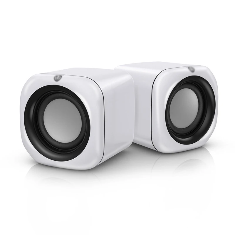 USB-Powered Desktop Speakers Subwoofer Speaker Wired Multimedia for PC Monitor Laptop Gaming Smartphones | Электроника