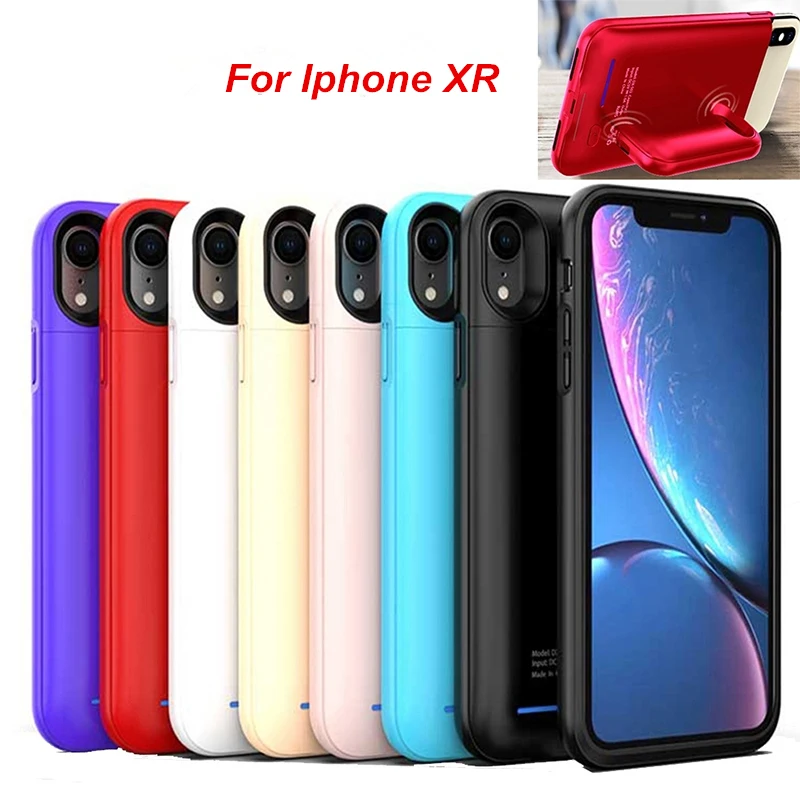 Чехол для iphone XR 4000 мАч аудио выход зарядное устройство чехол Магнитная Адсорбция