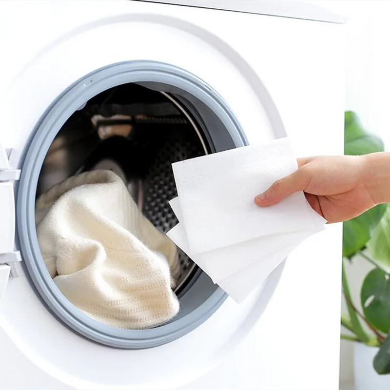 

24pcs Washing Machine Use Mixed Dyeing Proof Color Absorption Sheet Anti Dyed Cloth Laundry Papers Color Catcher Grabber Cloth