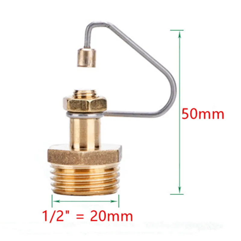 Латунный распылитель 20 шт рефракционная насадка 1/2 дюйма (Dn15) для полива газона и