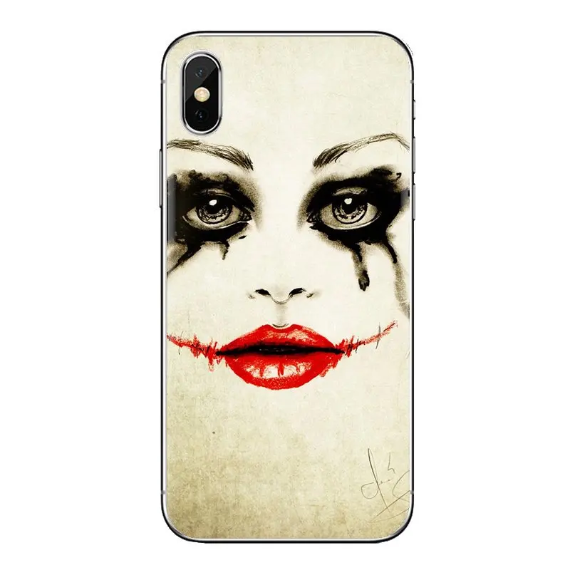 Бэтмен Харли Квинн крови сексуальный темный прозрачный ТПУ чехол сумка для Samsung