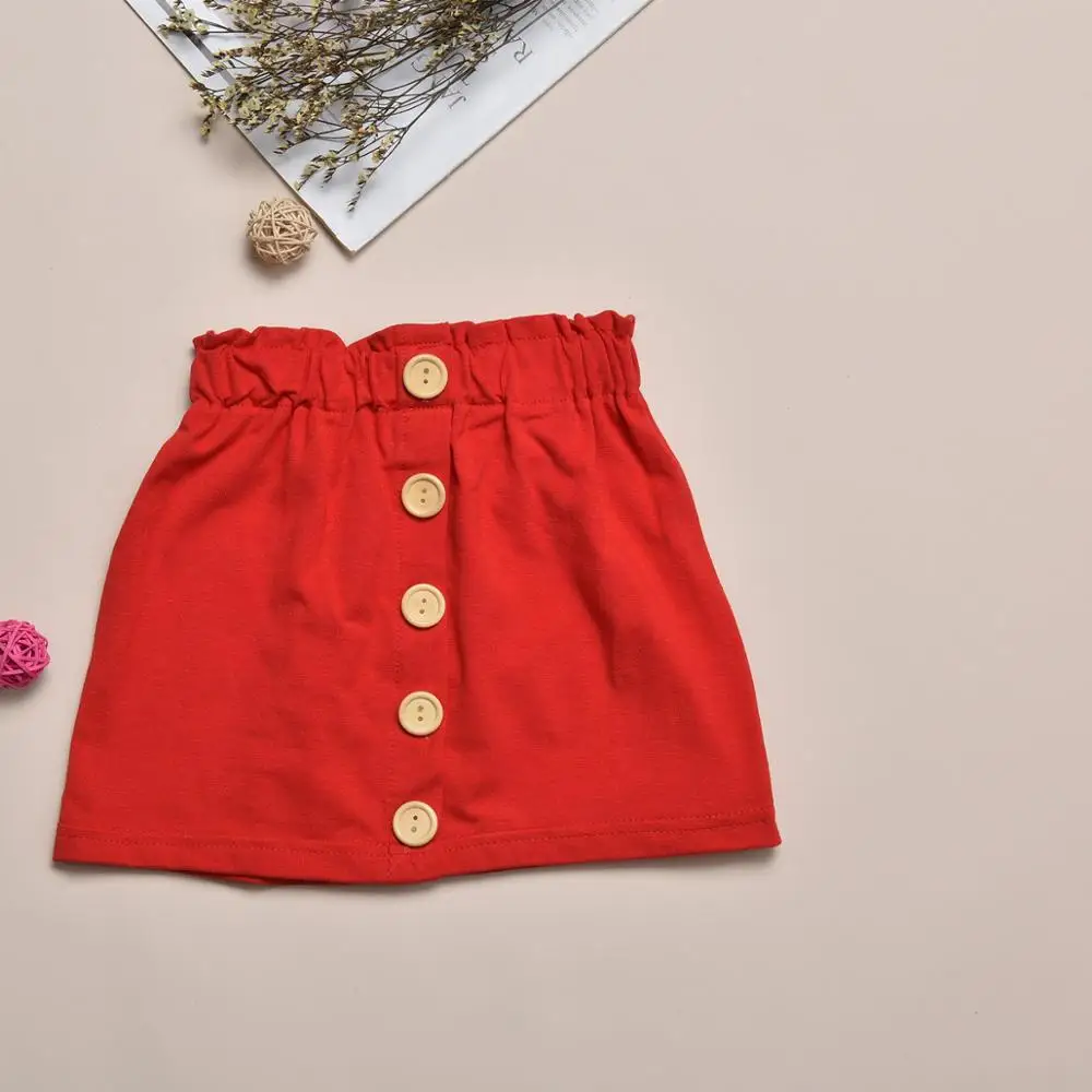 Рождественский комплект с юбкой для девочек 1 6 лет рождественской блузкой и