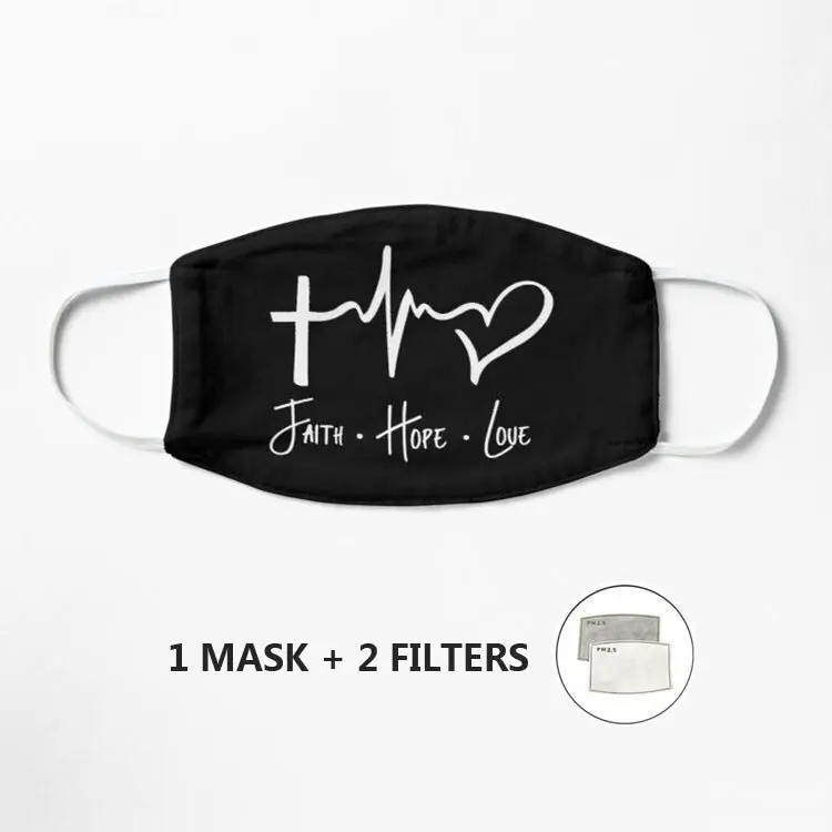 

Маска для взрослых из ткани с фильтрами