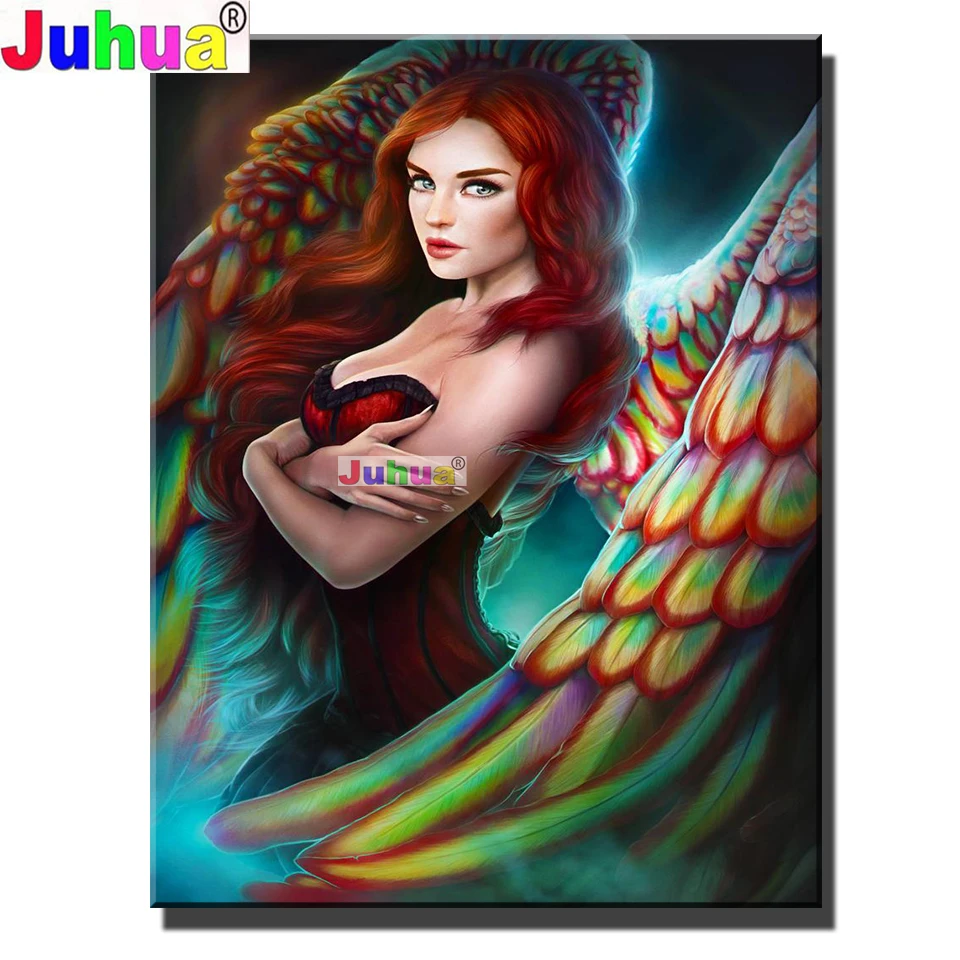 

Abstract Sexy Angel Girl Diamond Painting 5D Embroidery Mosaic Diy Cross Stitch Home Decoration Full Square Round Drill Sale