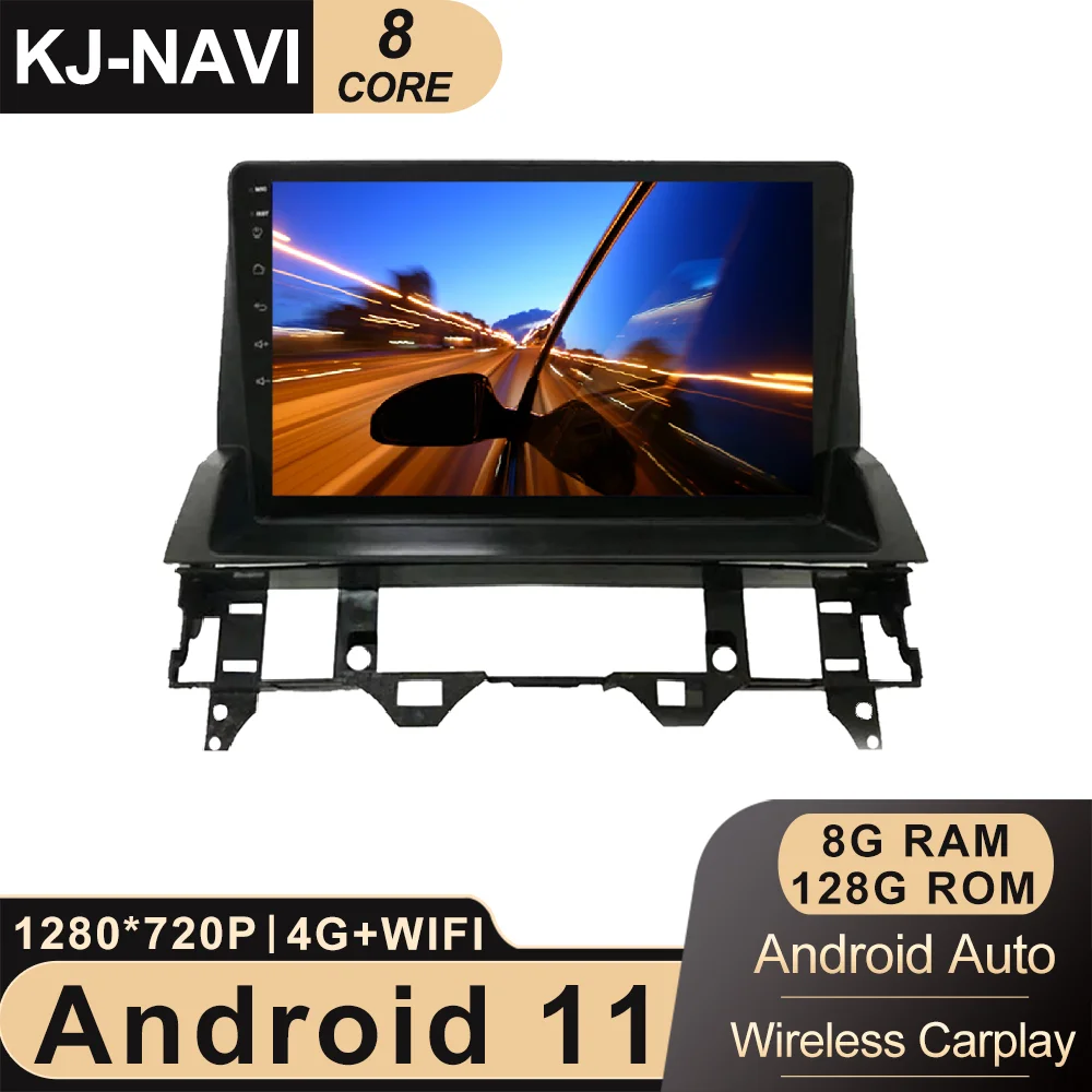 

Car Video Radio Android 11 For Mazda 6 Multimedia Navigation Player Wifi GPS No DVD
