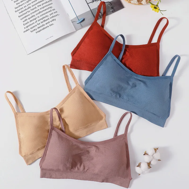 Бесшовные бюстгальтеры женский топ без спинки беспроводное нижнее белье женское