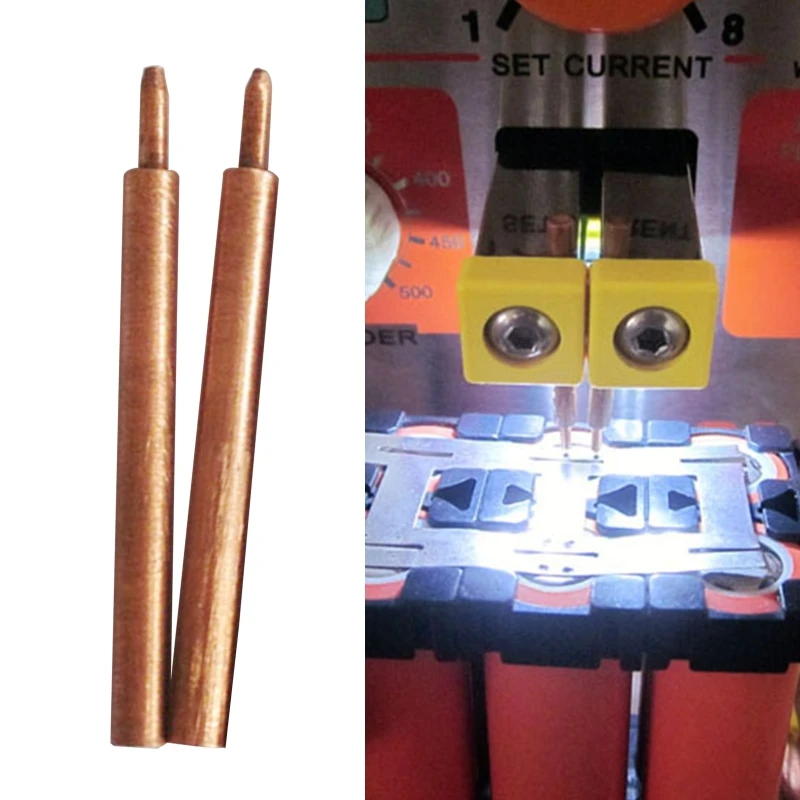 

2pcs/set Alumina Copper Spot Welding Machine Butt Welder Welding Needle Spot Welder Accessories Parts