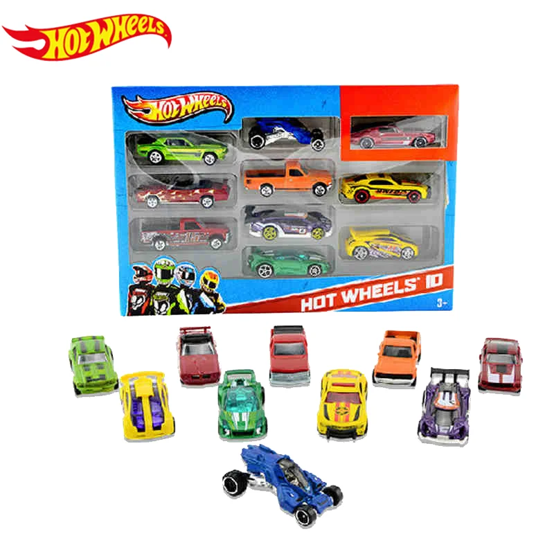 Hot Wheels track ESS BSC 10-Car Pack 1: 64 мини-модель автомобиля детские игрушки для детей Diecast Brinquedos Hotwheels подарок на день рождения 54886 - Цвет: 54886
