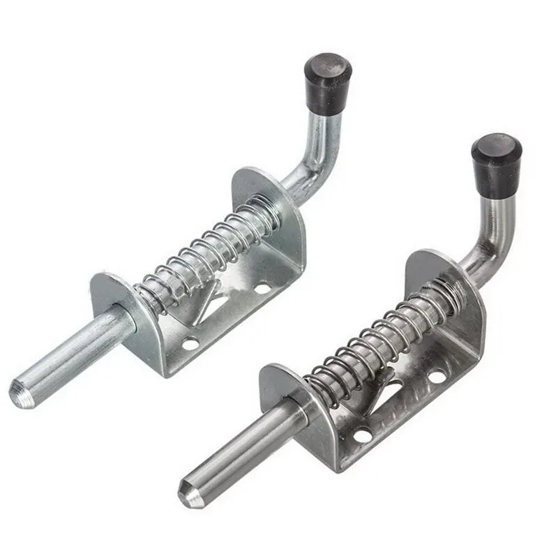 1 шт. пружинная защелка металлическая защитная 128 мм * 32 серебристые Пружинные