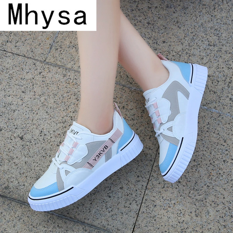 

2021 Women Sports Shoes Fashion Shoes Spring Casual Flat Sports Shoes Women's New Fashion Comfortable Vulcanized Platform Shoes