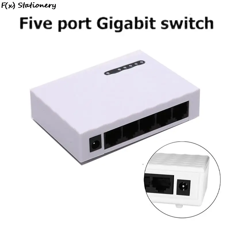 

Адаптер для домашнего монитора, 1000 м, Стандарт RJ45, Gigabit Ethernet, 5 портов LAN