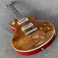 classic tiger skin guitar classic lp electric guitar sound moving feel comfortable free delivery home
